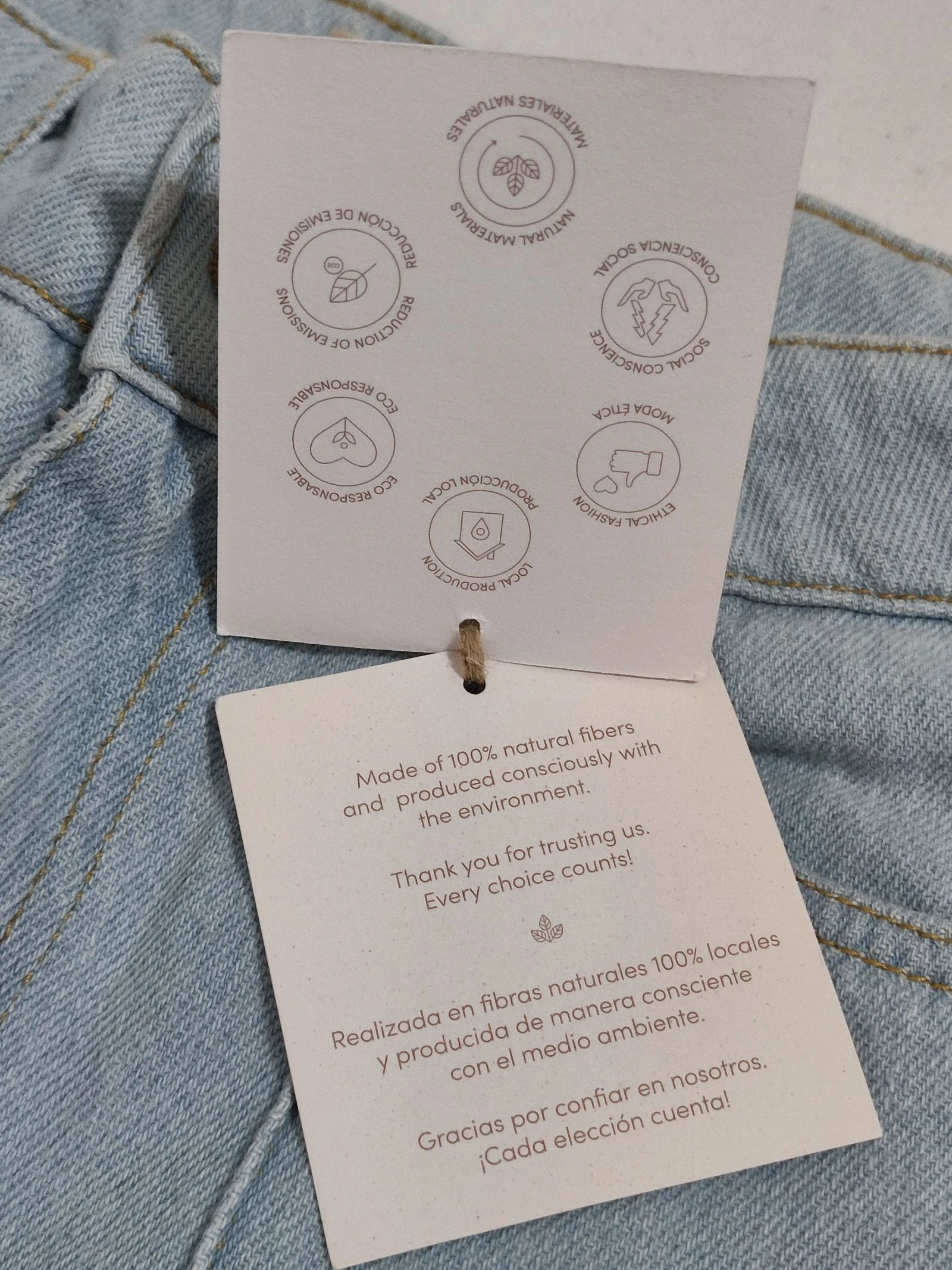 Jeans / Pantalon droit Mus & Bombon Barcelona T. XS – photo 7